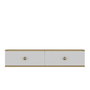 Hanah Home Zuzu 120 - Roble Zafiro, Blanco y Dorado